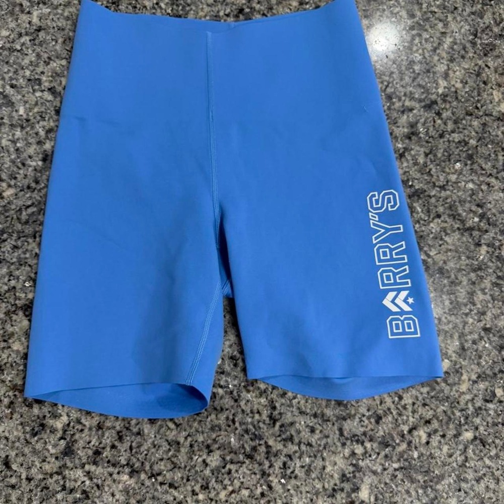 Lululemon x Barry’s Glow Up Biker Shorts Blue Women’s Small